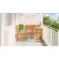 Preview: Garten Bistro Set 3 pcs Braun Massivholz Akazie