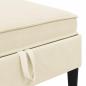Preview: Wohnzimmergarnitur 6 Stk. Creme Stoff