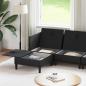 Preview: Wohnzimmergarnitur 5 stk. 5-Sitzer Schwarz 280 x 140 x 82 cm
