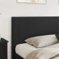 Preview: Bettgestell mit Stauraum und Kopfteil Schwarz 200 x 200 cm