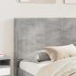 Preview: Bettgestell mit Stauraum und Kopfteil Betongrau 120 x 190 cm