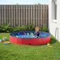 Preview: ARDEBO.de - Kinder Schwimmbecken Ø200 x 30 cm Rund für Kind für Rot