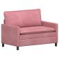 Preview: Sofa Set 2 stk. Rosa Samt