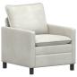 Preview: Sofa Set 2 stk. Creme Samt