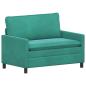 Preview: Sofa Set 2 stk. Türkis Samt