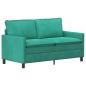 Preview: Sofa Set 2 stk. Türkis Samt