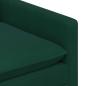 Preview: Sofa Set 2 stk. Dunkelgrün Samt