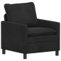 Preview: Sofa Set 2 stk. Schwarz Samt
