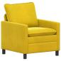 Preview: Sofa Set 2 stk. Gelb Samt