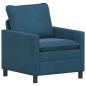 Preview: Sofa Set 2 stk. Blau Samt