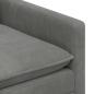 Preview: Sofa Set 2 stk. Dunkelgrau Samt