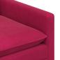Preview: Sofa Set 2 stk. Weinrot Samt