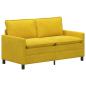 Preview: Sofa Set 2 stk. Gelb Samt