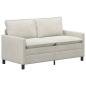 Preview: Sofa Set 2 stk. Creme Samt