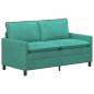 Preview: Sofa Set 2 stk. Türkis Samt
