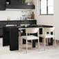 Preview: ARDEBO.de - Esstisch 180 x 85 x 75 cm Holzwerkstoff Schwarze Eiche