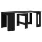 Preview: Esstisch 180 x 85 x 75 cm Holzwerkstoff Schwarze Eiche
