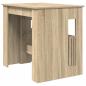 Preview: Esstisch 180 x 85 x 75 cm Holzwerkstoff Sonoma-Eiche