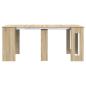 Preview: Esstisch 180 x 85 x 75 cm Holzwerkstoff Sonoma-Eiche