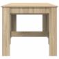 Preview: Esstisch 180 x 85 x 75 cm Holzwerkstoff Sonoma-Eiche