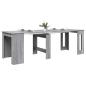 Preview: Esstisch 240 x 85 x 75 cm Holzwerkstoff Grau Sonoma
