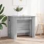 Preview: Esstisch 240 x 85 x 75 cm Holzwerkstoff Grau Sonoma