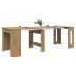 Preview: Esstisch 240 x 85 x 75 cm Holzwerkstoff Artisan-Eiche