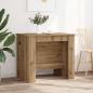 Preview: Esstisch 240 x 85 x 75 cm Holzwerkstoff Artisan-Eiche