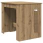 Preview: Esstisch 240 x 85 x 75 cm Holzwerkstoff Artisan-Eiche