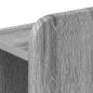 Preview: Bettgestell mit Stauraum Grau Sonoma 80 x 200 cm Holzwerkstoff