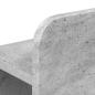Preview: Bettgestell mit Stauraum Betongrau 80 x 200 cm Holzwerkstoff