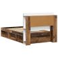 Preview: Bettgestell mit Stauraum Altholz 100 x 200 cm Holzwerkstoff