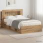 Preview: ARDEBO.de - Bettgestell mit Stauraum Artisan-Eiche 120 x 190 cm