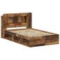 Preview: Bettgestell mit Stauraum Altholz 120 x 190 cm Holzwerkstoff