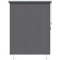 Preview: ARDEBO.de - Rollo Anthrazit 220 x 250 cm Stoff und Aluminium