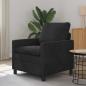 Preview: ARDEBO.de - Sofa Schwarz 76 x 81 x 87,5 cm Samt