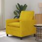 Preview: ARDEBO.de - Sofa Gelb 76 x 81 x 87,5 cm Samt