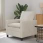 Preview: ARDEBO.de - Sofa Creme 76 x 81 x 87,5 cm Samt