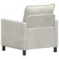 Preview: Sofa Creme 76 x 81 x 87,5 cm Samt
