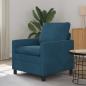 Preview: ARDEBO.de - Sofa Blau 76 x 81 x 87,5 cm Samt