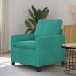 Preview: ARDEBO.de - Sofa Türkis 76 x 81 x 87,5 cm Samt
