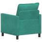 Preview: Sofa Türkis 76 x 81 x 87,5 cm Samt