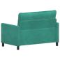Preview: Sofa Türkis 126 x 81 x 87,5 cm Samt