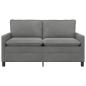 Preview: Sofa Dunkelgrau 156 x 81 x 87,5 cm Samt
