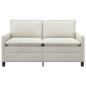 Preview: Sofa Creme 156 x 81 x 87,5 cm Samt