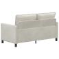 Preview: Sofa Creme 156 x 81 x 87,5 cm Samt