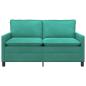 Preview: Sofa Türkis 156 x 81 x 87,5 cm Samt