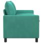 Preview: Sofa Türkis 156 x 81 x 87,5 cm Samt