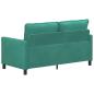 Preview: Sofa Türkis 156 x 81 x 87,5 cm Samt