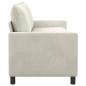 Preview: Sofa Creme 196 x 81 x 87,5 cm Samt